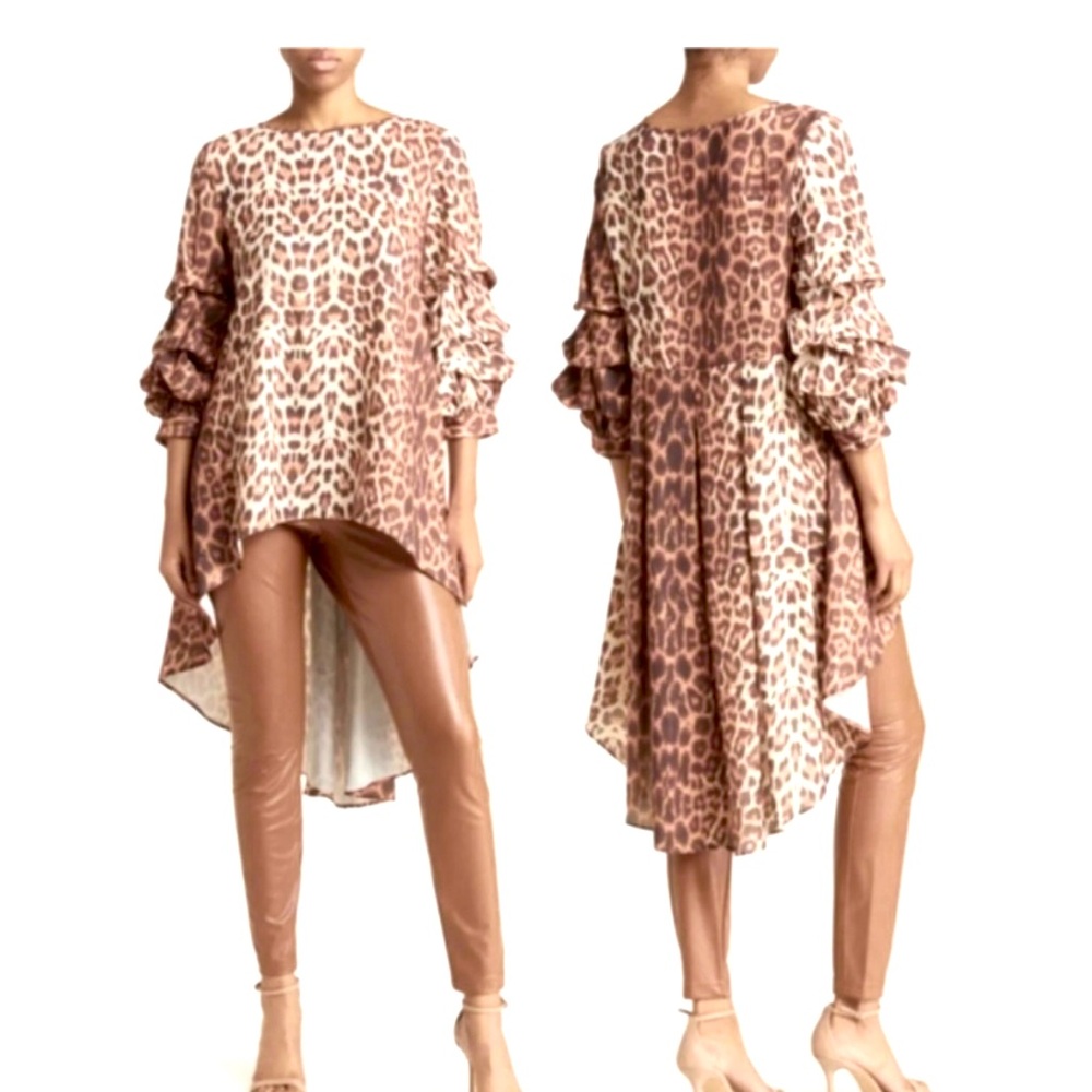 Patrizia Luca leopard print top